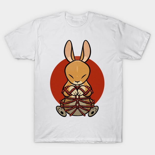 Rope Bunny T-Shirt by therealfirestarter